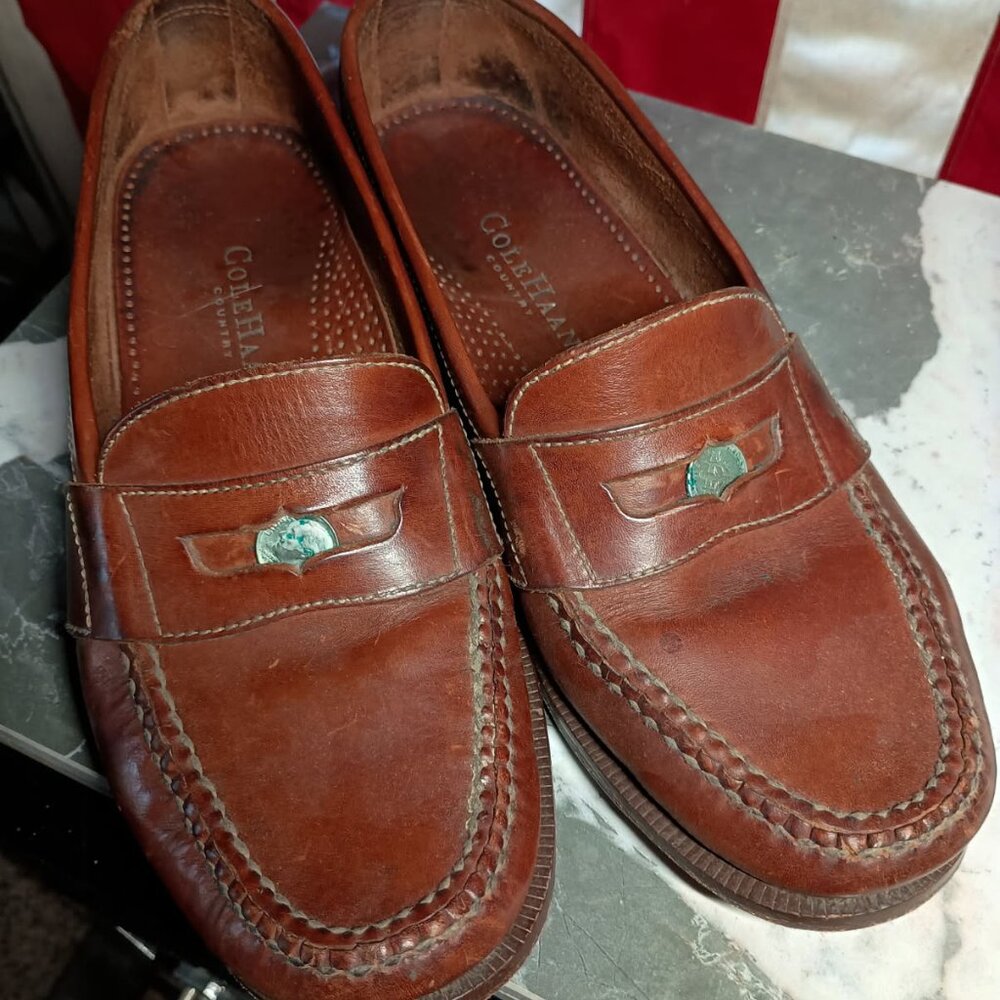 Cole Hahn leather loafers